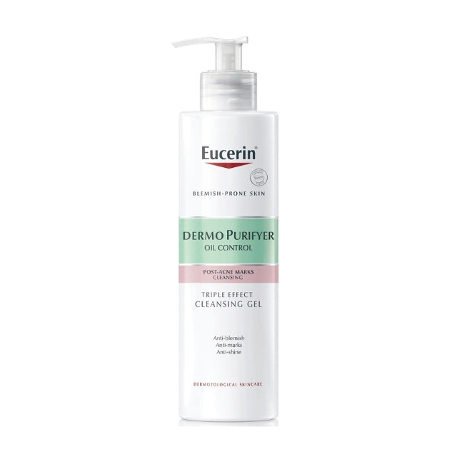 Eucerin Dermo Purifyer Oil Control Triple Effect Cleansing Gel
