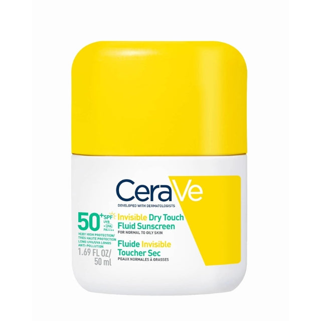 CeraVe Invisible Dry Touch Fluid Sunscreen SPF50+