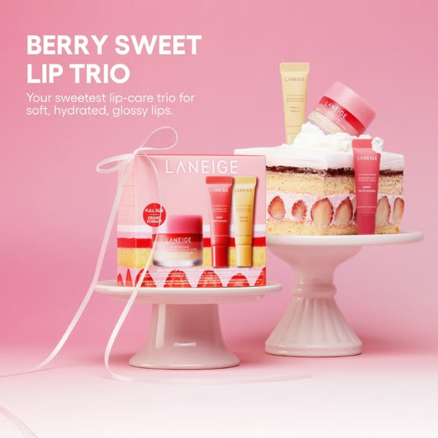 Laneige Berry Sweet Lip Trio Set