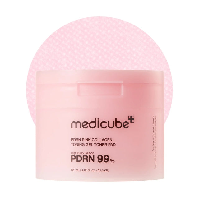 Medicube PDRN Pink Collagen Toning Gel Toner Pad