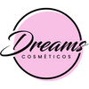Logo da Dreams Cosmeticos, loja especializada na venda de produtos de beleza