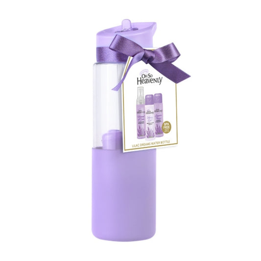 Oh So Heavenly Lilac Dreams Water Bottle Gift Set