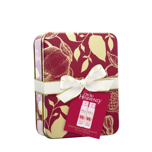 Oh So Heavenly Pampering Pomegranate Tin of Treats Gift Set