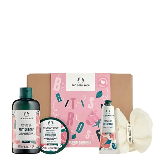 The Body Shop British Rose Nourish & Flourish Gift Box