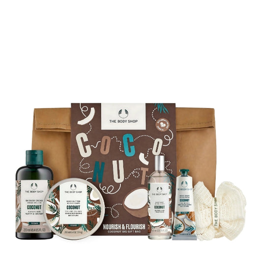 The Body Shop Coconut Nourish & Flourish Big Gift Bag