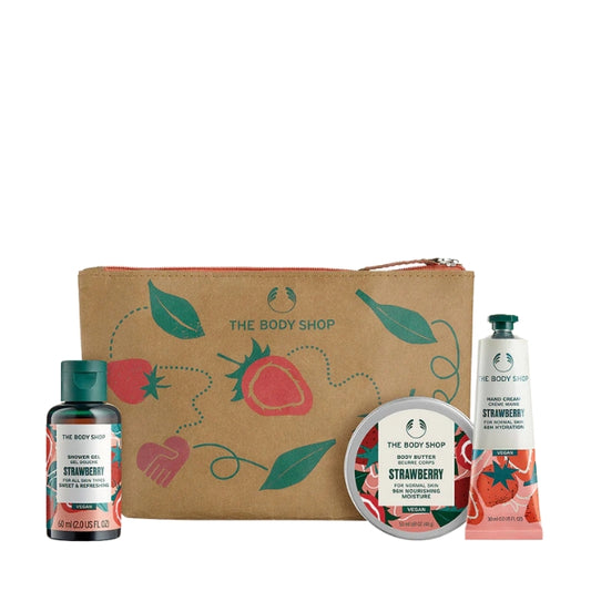 The Body Shop Strawberry Nourish & Flourish Gift Bag