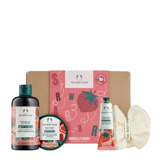 The Body Shop Strawberry Nourish & Flourish Gift Box