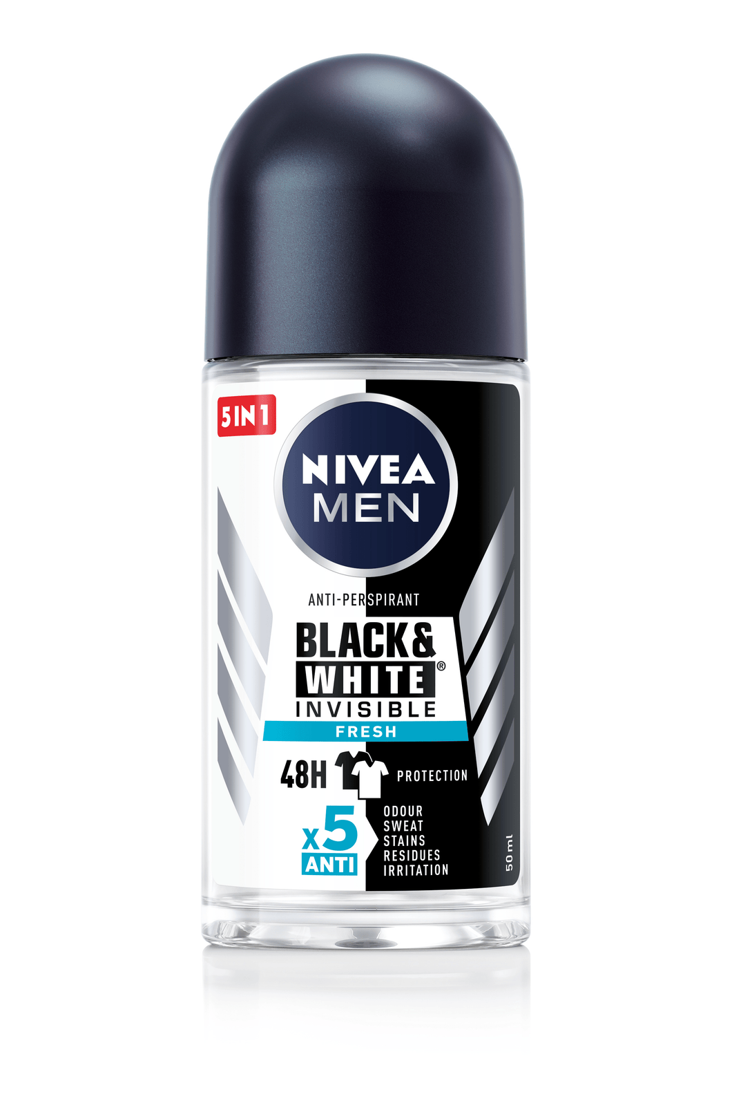 Black & White Invisible Fresh Roll-On
