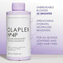 Carregar imagem no visualizador da galeria, Olaplex N°4P Blond Enhancer Toning Purple Shampoo
